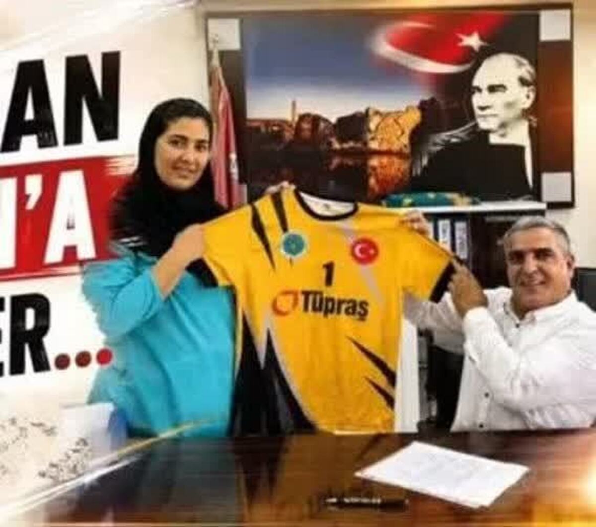 عضو تیم والیبال نشسته بانوان خراسان‌رضوی با تیمی در ترکیه قرارداد بست