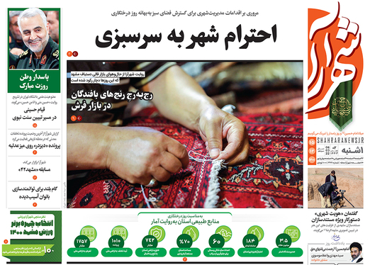 صفحه نخست روزنامه‌های کشور - یکشنبه ۱۵ اسفند ۱۴۰۰