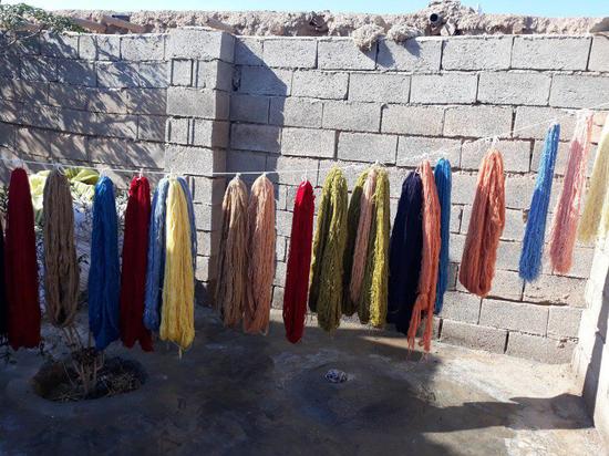 نخ ریسی و رنگ ریزی سنتی در خواف احیا شد