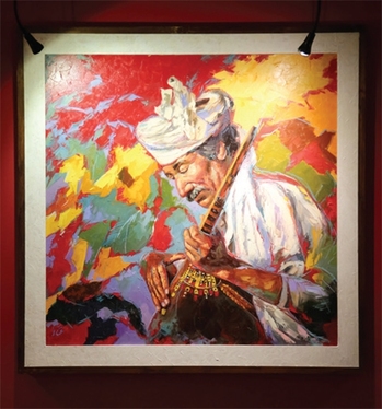 درباره نمایشگاه انفرادی نقاشی «شرح شیدایی»، از ابوالفضل غنایی در نگارخانه رضوان