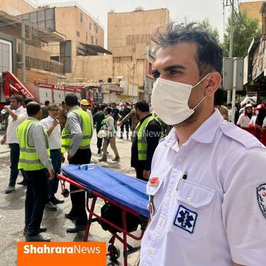 فیلم و تصاویر اختصاصی شهرآرانیوز از حادثه امروز متروپل آبادان