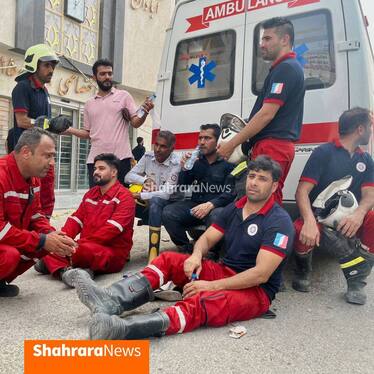 فیلم و تصاویر اختصاصی شهرآرانیوز از حادثه امروز متروپل آبادان