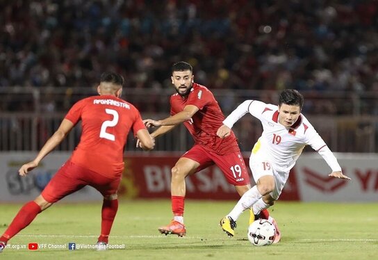 عکس‌هایی از دیدار تیم‌های ملی فوتبال افغانستان و ویتنام