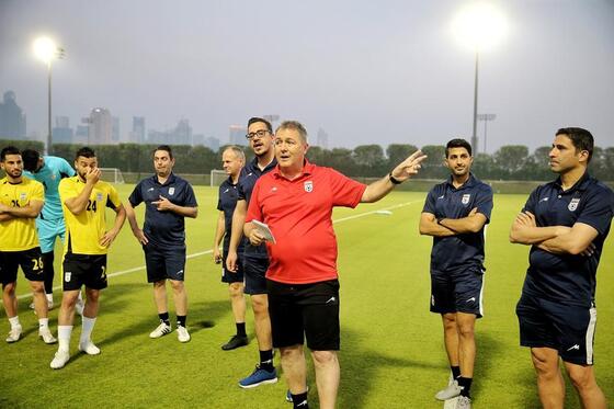 گزارش تصویری تمرین تیم ملی فوتبال زیر نظر اسکوچیچ