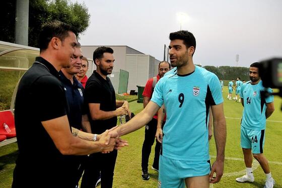 گزارش تصویری تمرین تیم ملی فوتبال زیر نظر اسکوچیچ