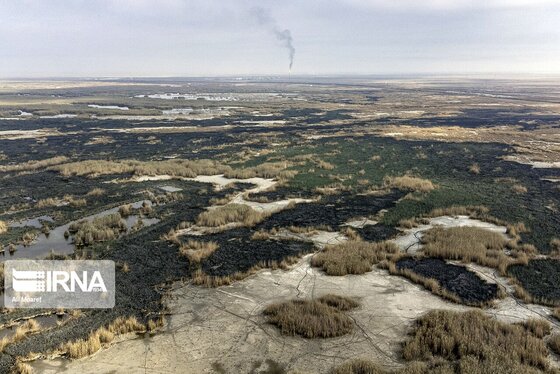 روزهای سخت تالاب هورالعظیم + عکس