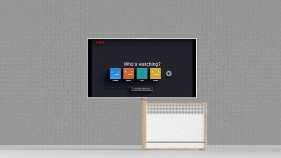 طراحی تلویزیون تاشوی قابل حمل