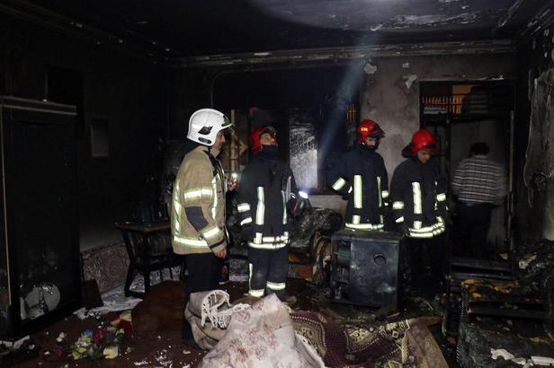 آتش گرفتن بخاری نفتی یک مجروح برجای گذاشت