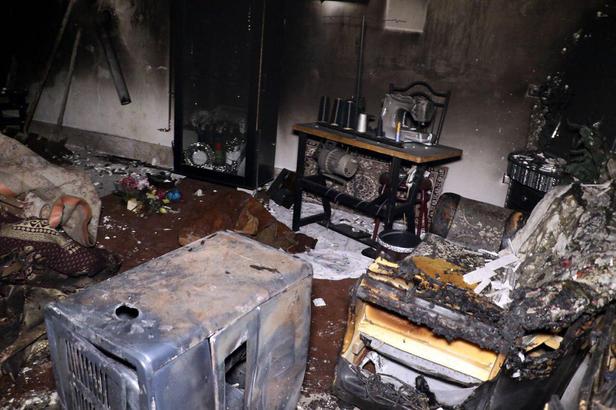 آتش گرفتن بخاری نفتی یک مجروح برجای گذاشت