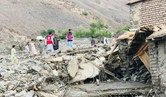 سازمان ملل: سیل در افغانستان جان ۶۰ تن را گرفت و ۸۰۰ خانه را ویران کرد + عکس