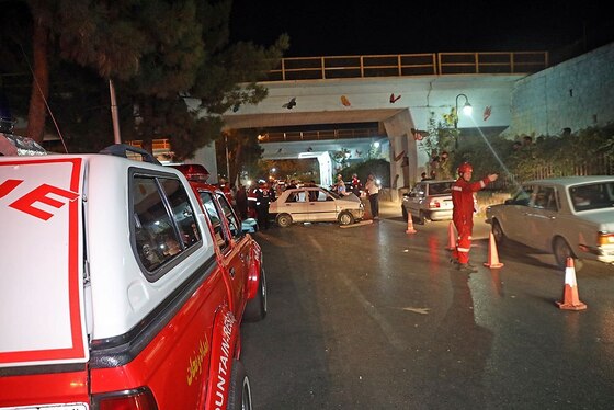 سانحه مرگبار رانندگی زیر پل بلوار امت مشهد