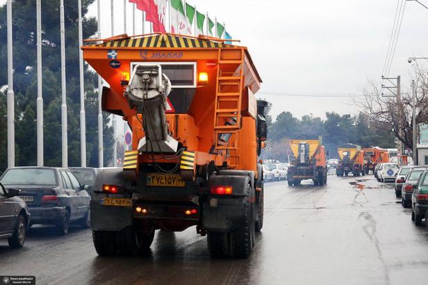 آغاز مانور عملیات زمستانه مدیریت شهری در مشهد