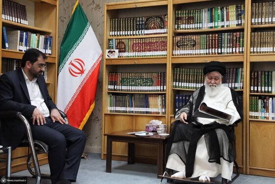 دیدار شهردار مشهد با آیت‌الله علم‌الهدی در آستانه اربعین حسینی+ عکس
