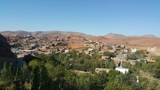 شهروند خبرنگار| روستای تماشایی ده سرخ در حوالی مشهد