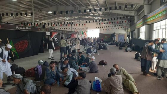 ۳۳ کاروان افغانستانی زائر کربلا وارد مرز دوغارون شدند