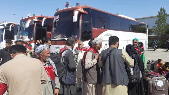 ۳۳ کاروان افغانستانی زائر کربلا وارد مرز دوغارون شدند