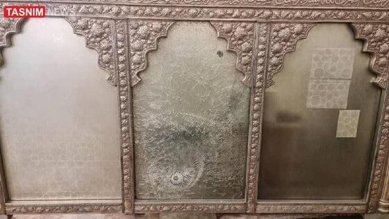 تصاویری تلخ از داخل حرم حضرت شاهچراغ(ع) پس از حادثه تروریستی