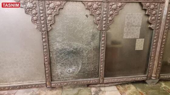 تصاویری تلخ از داخل حرم حضرت شاهچراغ(ع) پس از حادثه تروریستی