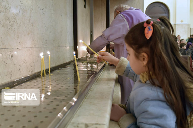 مراسم آغاز سال نو میلادی در کلیسای سرکیس مقدس تهران + تصاویر