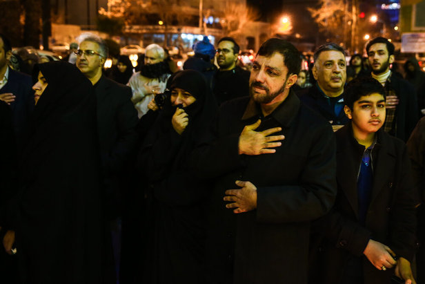 شام غریبان مردم تهران برای سردار سلیمانی + تصاویر