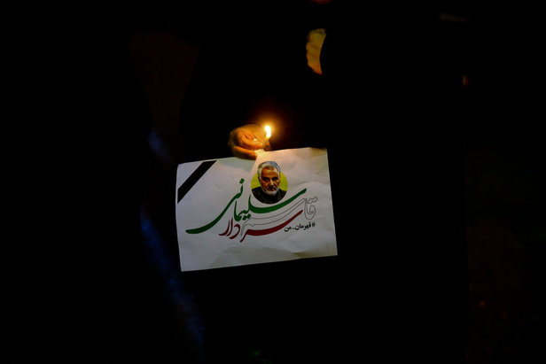 شام غریبان مردم تهران برای سردار سلیمانی + تصاویر