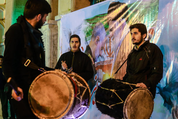 شام غریبان مردم تهران برای سردار سلیمانی + تصاویر