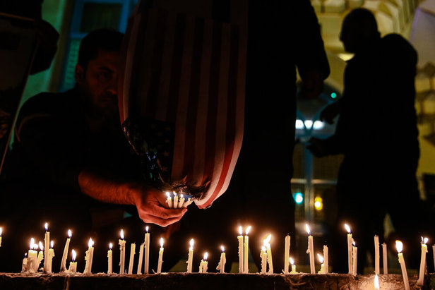 شام غریبان مردم تهران برای سردار سلیمانی + تصاویر