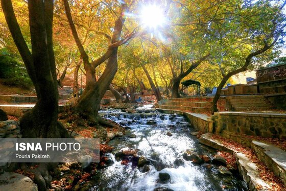 ایران زیباست | پاییز در سراب «گیان» - نهاوند