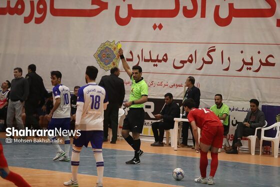 لیگ برتر فوتسال | مسابقه رکن آذین مشهد و سفیر گفتمان