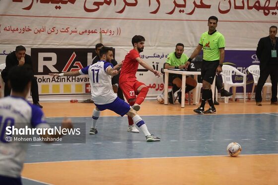 لیگ برتر فوتسال | مسابقه رکن آذین مشهد و سفیر گفتمان