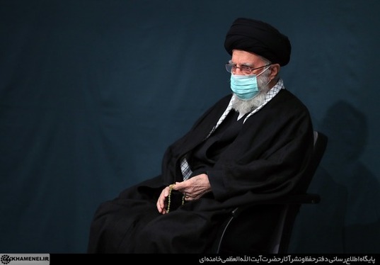 دومین شب مراسم عزاداری شهادت حضرت زهرا (س) با حضور رهبر معظم انقلاب + تصاویر