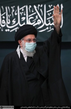 عزاداری شهادت حضرت‌ زهرا‌ (س) با حضور رهبر معظم انقلاب + تصاویر