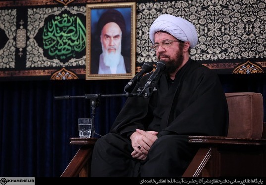 پنجمین شب عزاداری فاطمیه در محضر رهبر معظم انقلاب + تصاویر