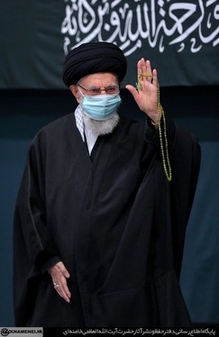 پنجمین شب عزاداری فاطمیه در محضر رهبر معظم انقلاب + تصاویر