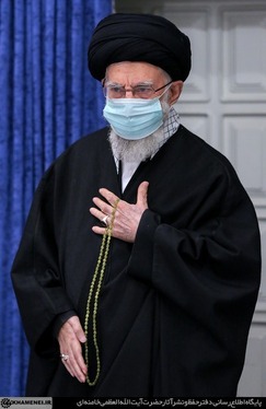 پنجمین شب عزاداری فاطمیه در محضر رهبر معظم انقلاب + تصاویر