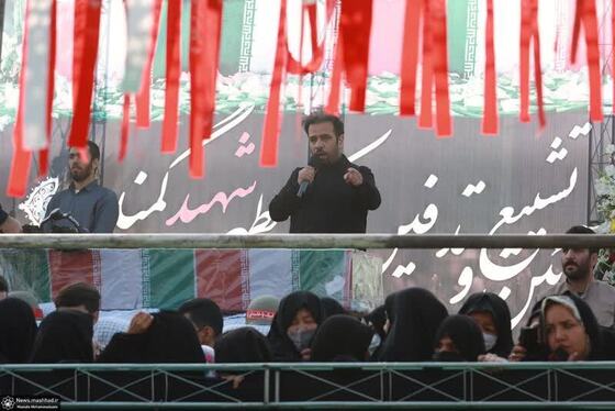 شهید گمنام وطن در آغوش حاشیه شهر آرام گرفت 