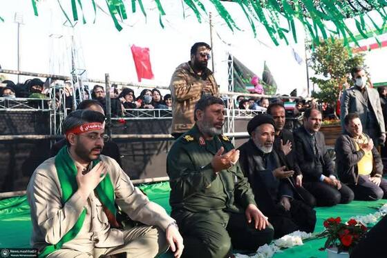 شهید گمنام وطن در آغوش حاشیه شهر آرام گرفت 