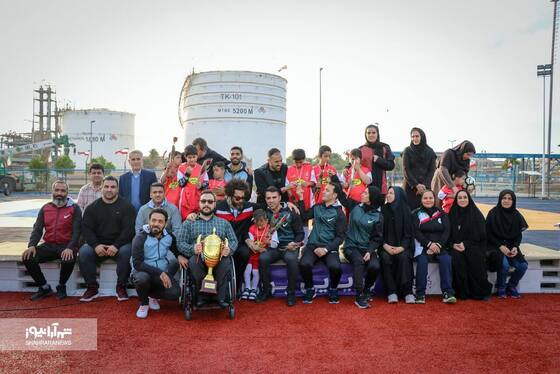 حضور قهرمانان ملی و ورزشکاران المپیک و پارالمپیک در جمع کودکان سندروم داون خوزستان + عکس