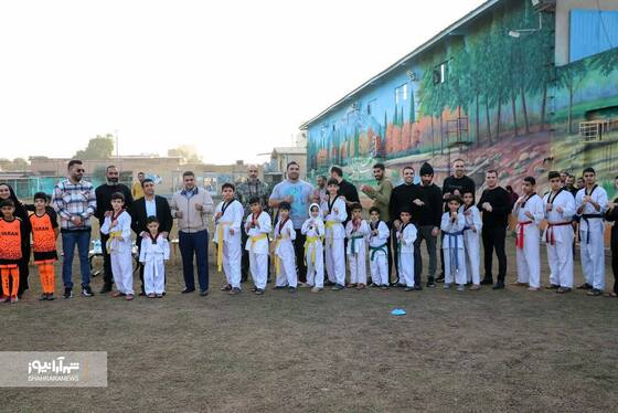حضور قهرمانان ملی و ورزشکاران المپیک و پارالمپیک در جمع کودکان سندروم داون خوزستان + عکس