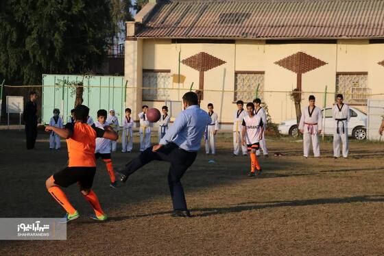 حضور قهرمانان ملی و ورزشکاران المپیک و پارالمپیک در جمع کودکان سندروم داون خوزستان + عکس