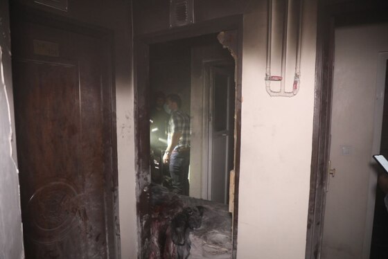 آتش سوزی یک خانه‌مسافر در مشهد مهار شد + تصاویر