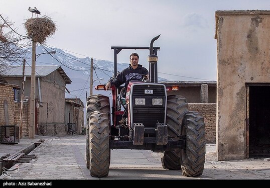 ایران زیباست | همزیستی لک لک‌ها در روستای کپر جودکی بروجرد با مردم روستا
