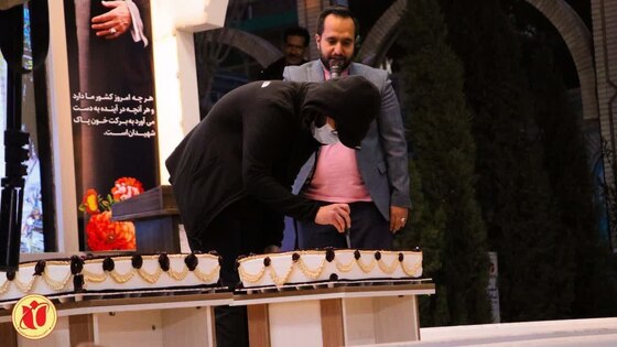 جشن تولد شهید سلیمانی در گلزار شهدای کرمان + تصاویر