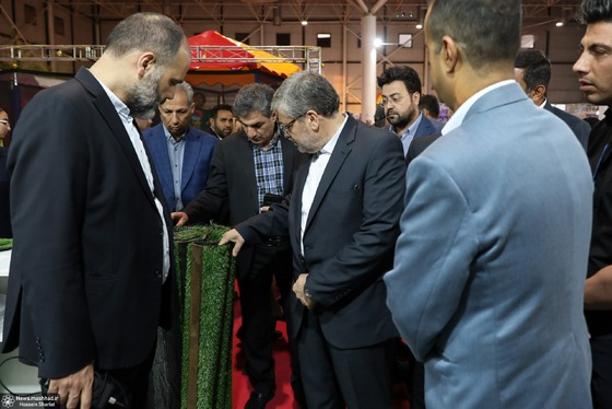 بازدید شهردار مشهد مقدس از نمایشگاه گل و گیاه مشهد + تصاویر