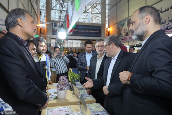 بازدید شهردار مشهد مقدس از نمایشگاه گل و گیاه مشهد + تصاویر