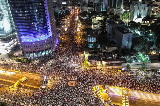 تظاهرات علیه نتانیاهو به هفته بیستم رسید + فیلم و عکس