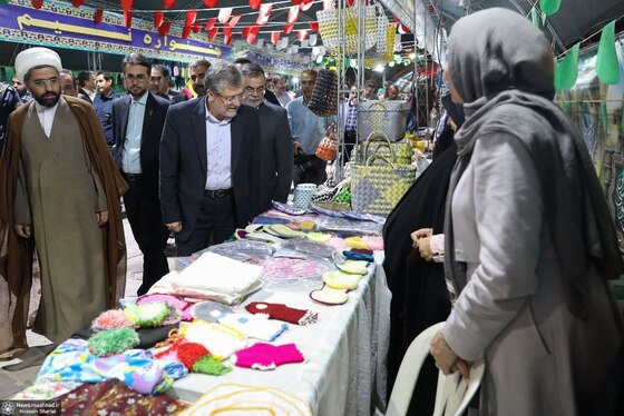 بازدید شهردار مشهد مقدس از جشنواره‌های ریحان شهر و نسیم کرامت در بوستان‌های ریحانه و بهار + تصاویر