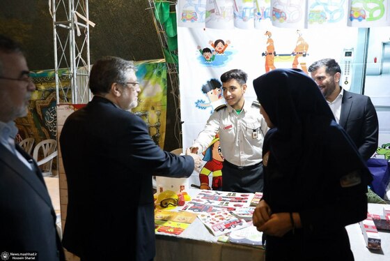 بازدید شهردار مشهد مقدس از جشنواره‌های ریحان شهر و نسیم کرامت در بوستان‌های ریحانه و بهار + تصاویر