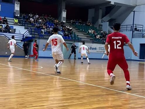 تیم ملی فوتسال افغانستان در برابر لبنان به پیروزی رسید + عکس