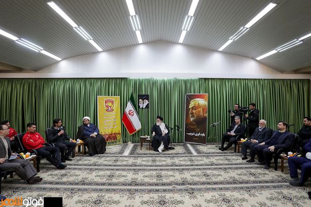 تجلیل آیت الله علم الهدی از بازیکنان تیم فوتبال شهرخودرو‎